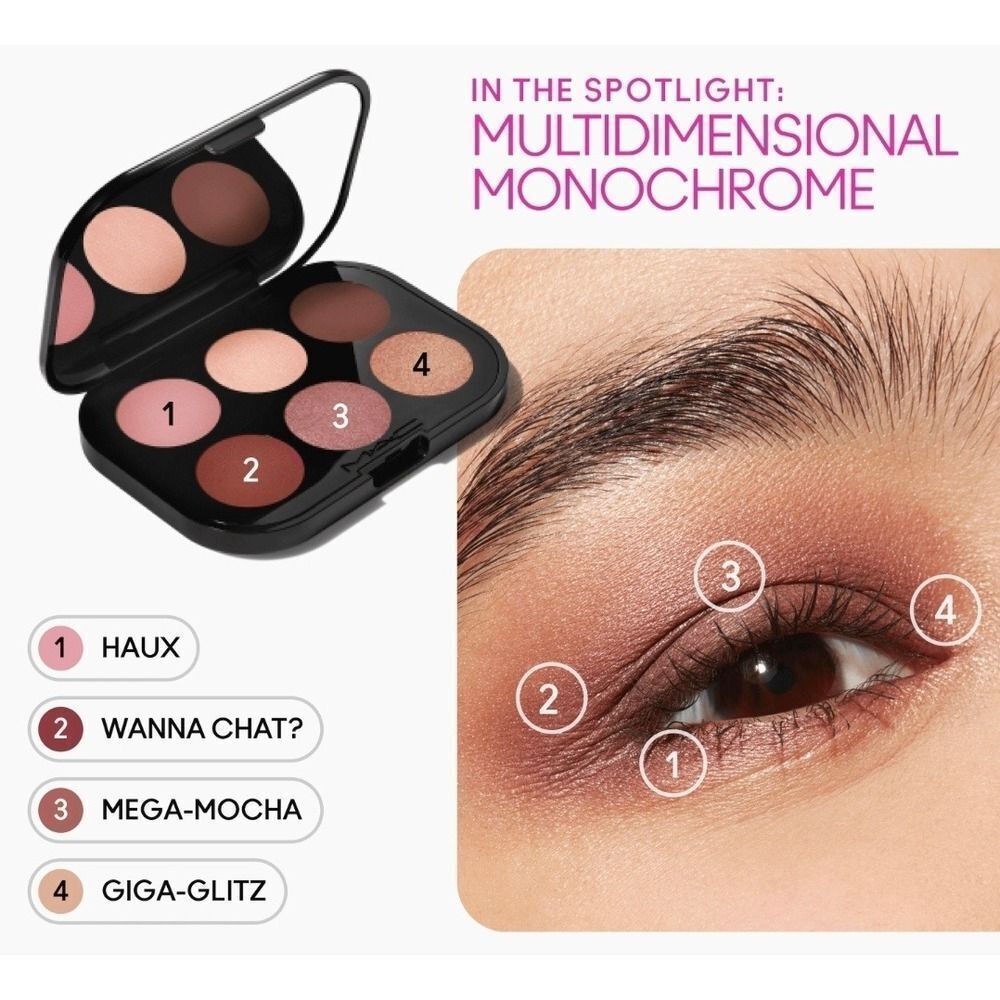 MAC Connect In Colour Eye Shadow Palette: Embedded in Burgundy - Picture 3 of 6